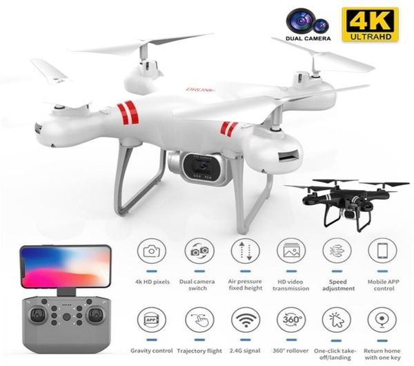 Drone KY101 MAX 4K Dron WIFI RC Quadcopter com câmera HD Altitude Hold FPV Helicóptero One Key Return Professional Drones 2203095006753