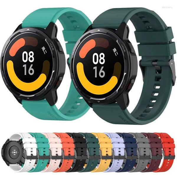 Cinturini per orologi 22mm Silicone Sostituisci cinturini per Xiaomi Mi Color Sports Edition Accessori per bracciale a fascia Correa