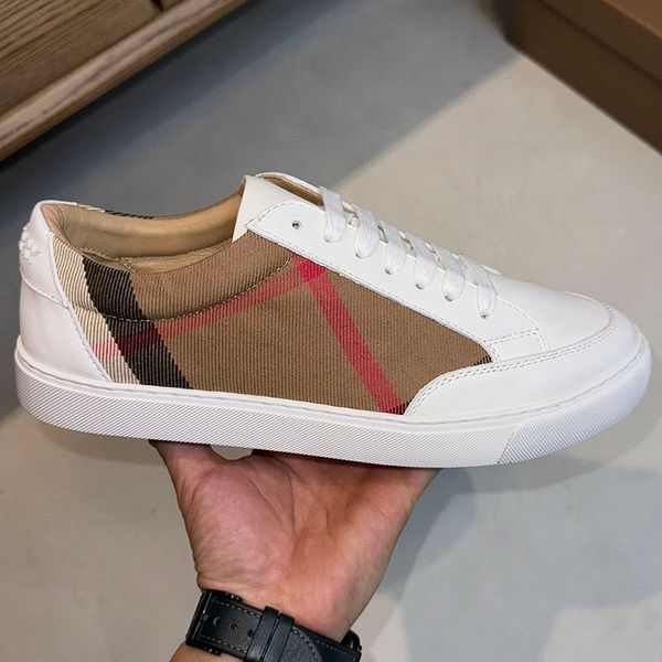 Masculino feminino tênis moda outono novo padrão rendas até sapatos de plataforma design de marca casual casais couro sola plana treinador sapatos esportivos para meninas com tamanho 35-46