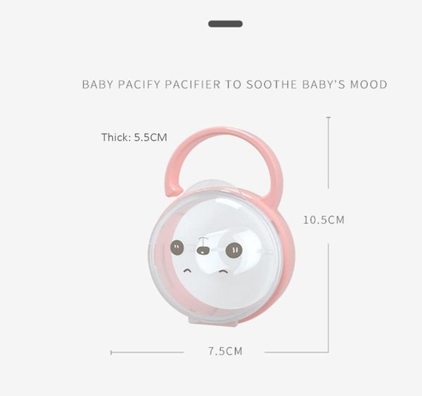 Geschenksets Tragbare Baby Schnuller Nippel Kind Reiseetui Cartoon Ausdruck Lagerung Schnuller Container Halter Schnuller Dummy Box8373453