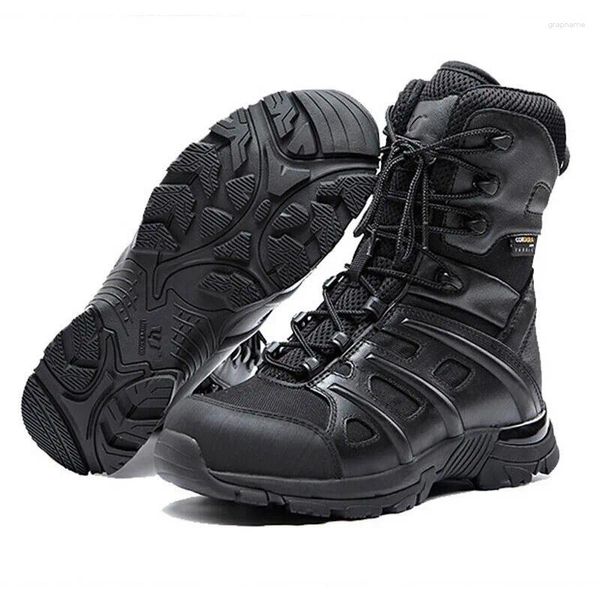 Fitnessschuhe Männer Frauen Outdoor Wandern Sport Rutschfeste High Top Armee Fans Feldtraining Klettern Jagd Kampf Taktische Militärstiefel