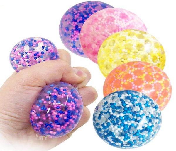 Brinquedos coloridos globbles anti-stress lidar com bolas de estresse pegajosas macias brinquedos de pelúcia mole ansiedade figet sensorial toy2469894