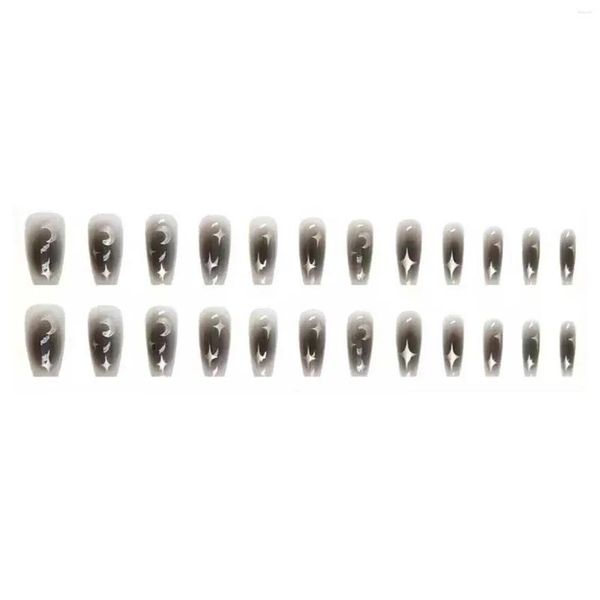 Накладные ногти клей на гроб поддельный пресс во французском стиле портативный для женщин девочек маникюр Прямая доставка Dhkfz