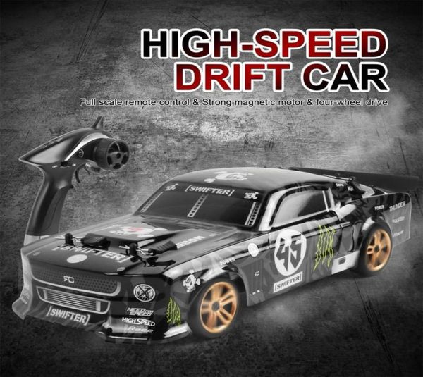 Ferngesteuertes Hochgeschwindigkeitsauto 24g Fernbedienung 118 Modell Allradantrieb Driftauto Ausgewähltes hochwertiges 60 km/h RC Q07621981