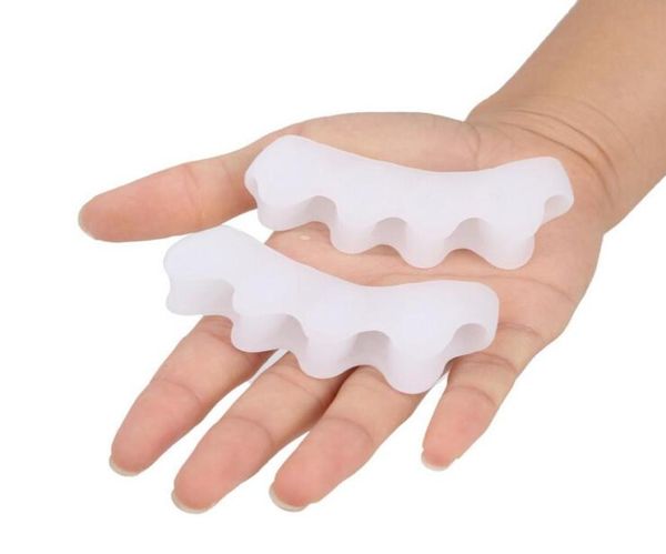 Intero strumento per la cura del piede al dettaglio Punta alluce valgo correttore Gel Silicone borsite correttore punta protettore raddrizzatore Spreader Se1860865