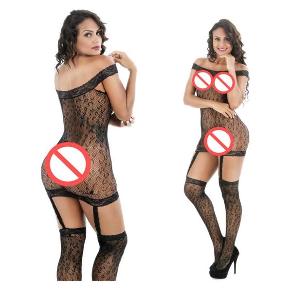 Novo suspender pant bodysuit macacões sexy meias meia-calça leopardo impressão bodystocking impresso bodysuit sleepwear meia-calça fet3729876