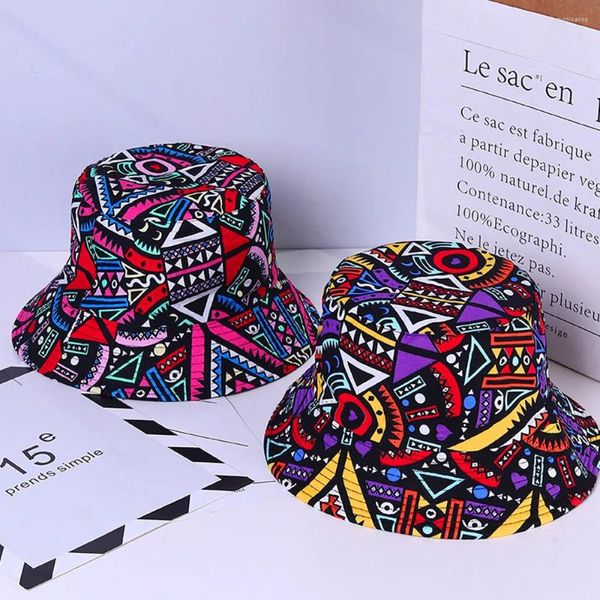 Berets tão legal graffiti verão mulheres homens pescador chapéu dobrável rua hip hop balde chapéus bonés vintage impresso gorras de pesca