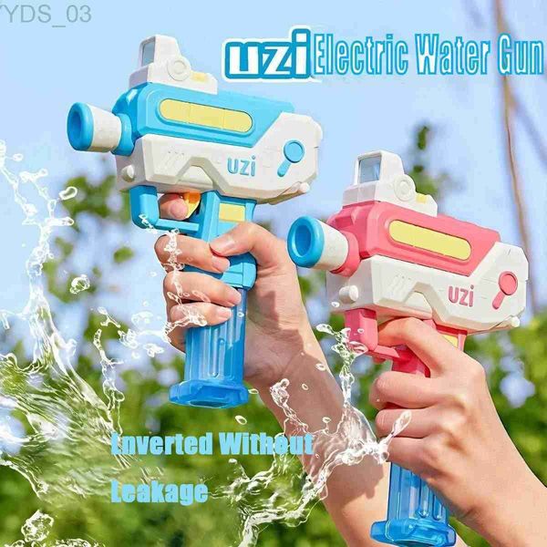 Gun Toys Kind elektrische Wasserpistole tragbare Hochdruck automatische Sommer Strand Outdoor Pool Kampf Fantasy Spielzeug Geburtstagsgeschenke für Kinder YQ240307