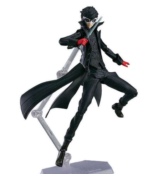 Figma 363 Anime Japonês Persona 5 Joker PVC Action Figure Anime Figura Modelo Colecionável Brinquedo Boneca Presentes Q07227323824