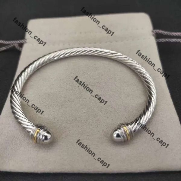 David Yurma Armband DY-Armband Designer-Kabelarmband Modeschmuck für Frauen Männer Gold Silber Perlenkopf Kreuz Armreif Dy Schmuck Mann Weihnachtsgeschenk 778