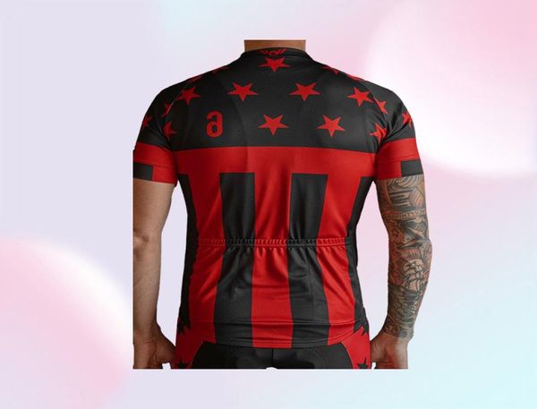 2022 Altı Pro Bisiklet Takımı Bisiklet Jersey Set Kısa Kollu Maillot Ciclismo MEN039S Bisiklet Kitleri Yaz Nefes Alabası Bisiklet Giyim