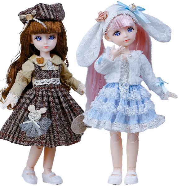 Bambola da 30 cm 16 Bjd o vestiti da vestire Accessori Principessa Bambini Ragazza per bambini Regalo di compleanno Giocattoli 240301