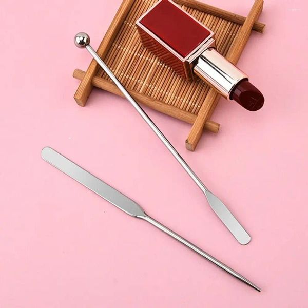 Make-up-Pinsel, multifunktional, Edelstahl-Rührstab, tragbar, vielseitig einsetzbar, Toning-Sticks, langlebig, verschleißfest