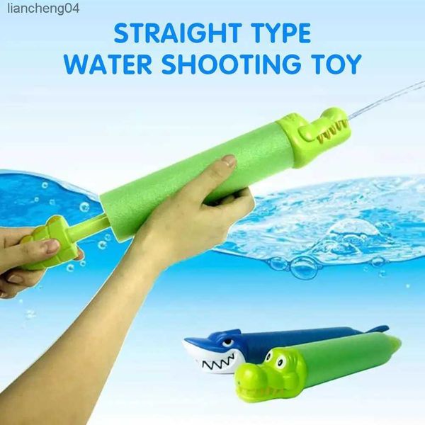 Pistola Giocattoli Pistola ad acqua Bambini Sport all'aria aperta Giocattolo Squalo cartone animato Coccodrillo Pressofusione Pistola ad acqua Piscina estiva Giocattoli da spiaggia Ragazzi Ragazze