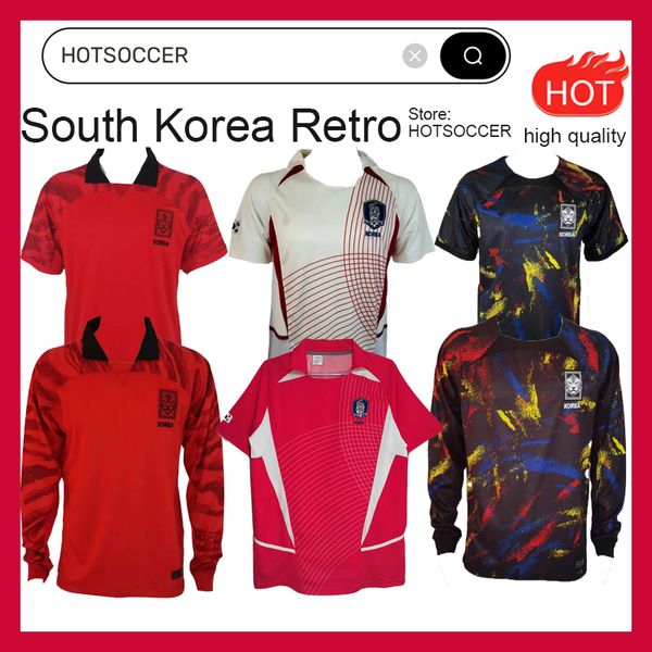 22 23 24 Южнокорейский футбольный трикотаж, мужской комплект футболок H M SON National Team HWANG LEE 2024 Player 2002 RETRO Training с длинными рукавами