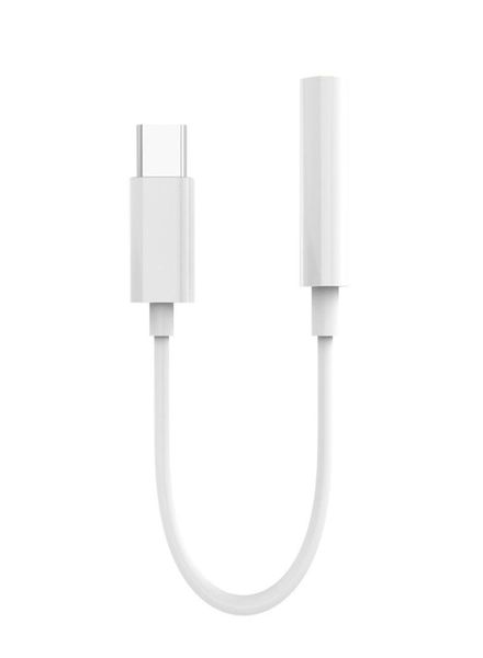 Tipo C macho para dc 3,5 mm fêmea adaptador de cabo de fone de ouvido USB 3.1 USB-C macho para 3,5 AUX o fêmea jack para Huawei iPhone Smart Android Phone6495816