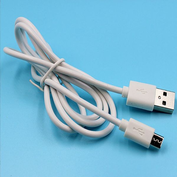 Fábrica atacado branco cabo USB de alta velocidade Cabo de dados USB 2A 3A Micro V8 Tipo C Carregamento rápido e sincronização de dados Saco Opp embalagem independente DHL Entrega gratuita