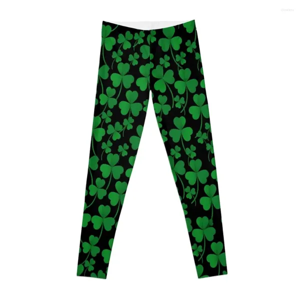 Aktive Hose Lucky Irish Clover Design Leggings Sport Legging Fitness Kleidung für körperliche Frauen Sportbekleidung Damen