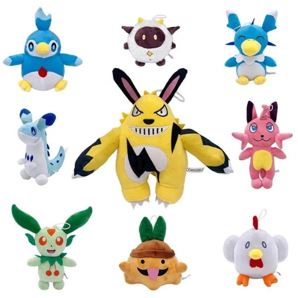 2024 granel atacado novo anime bonito pelúcia brinquedos boneca travesseiro relâmpago fabricante atacado simulado melancia 9 estilos 13-25cm a89 dhl jj 3.7