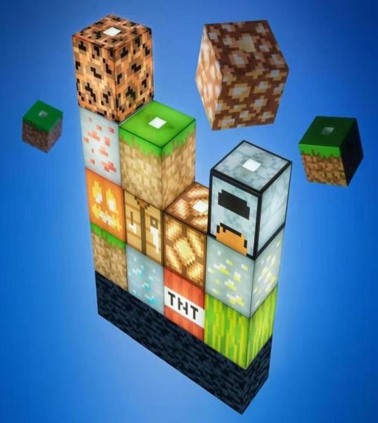2021 Yeni Yenilik Aydınlatma Kare Bloklar Akıllı Bebek Oyuncaklar İçin Özel Dikiş Lambaları Kurşun Led Işıkları Kapalı Minecraft DIY Yaratıcı SP6270166
