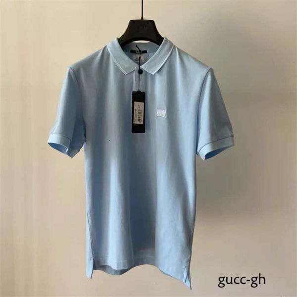 Carta Casual Bordado Patch Empresas Camisetas Cp Homens Designer Camisetas de Algodão Colarinho Ao Ar Livre Mulheres Tops Polos Tees Stones Island 2159 633