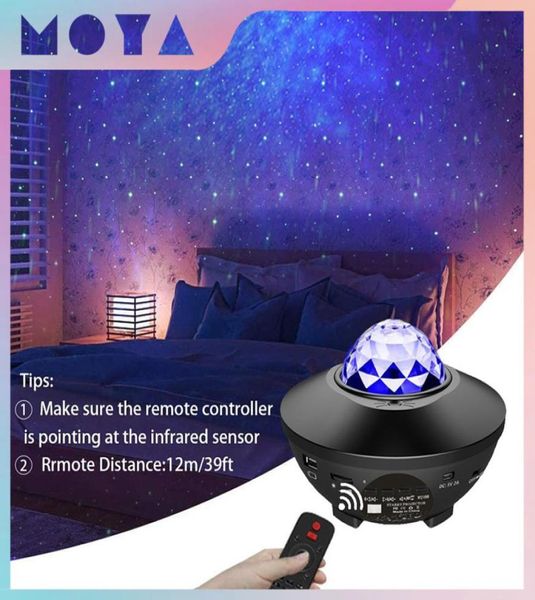 Проектор Galaxy Star Night Light с ИК-пультом дистанционного управления, настройка времени для маленьких детей, взрослых, домашний кинотеатр3341361