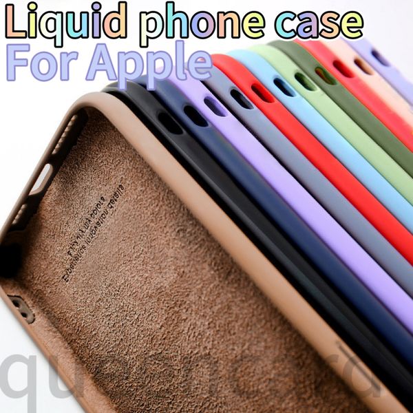 Custodia magnetica in silicone liquido per iPhone 15 Pro Max 14 13 Compatibile con custodia del telefono e vendita al dettaglio