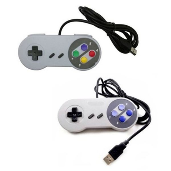 Klassischer USB-Gamecontroller PC Gamepad Joypad Joystick Ersatz für Super Nintendo SF für SNES NES Tablet Windows XP/WIN7/WIN8/WIN10/VISTA/MAC DHL