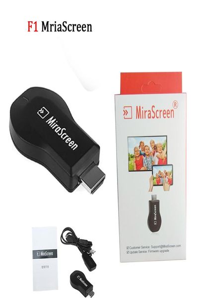 F1 F1MX mirascreen wireless bluetooth wifi display TV dongle ricevitore 1080P DLNA airplay facile saring hd android TV stick per HDTV5525907