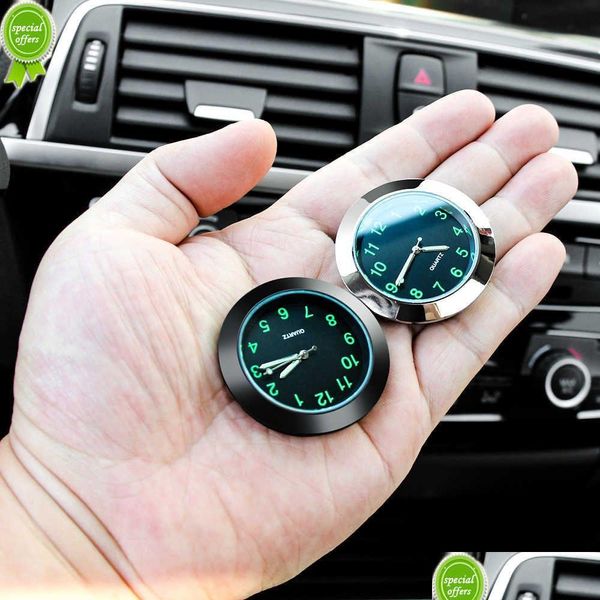 Decorazioni interne Nuovo orologio per auto Ornamento luminoso Accessori per Benz Amg A B C E S R G Classe Glk Gla Glc Glb Gle Cls Cla Drop Del Dhmr4