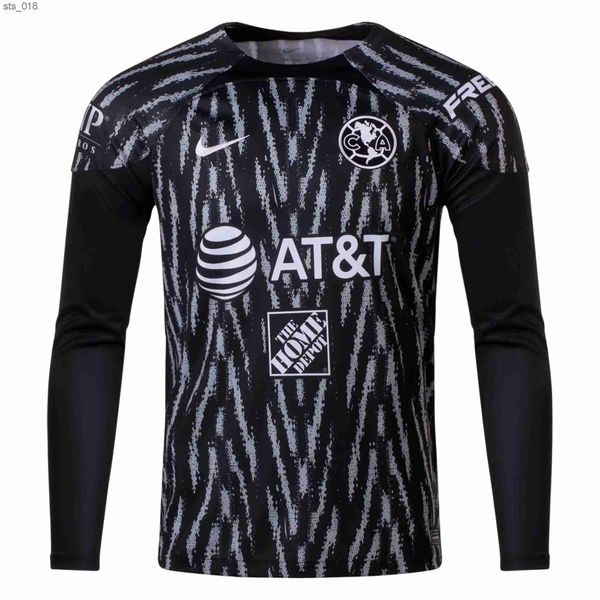 Camisas de futebol Club América Goleiro 2024 Giovani Training Gk FootballH240307