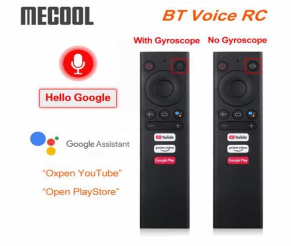 Mecool BT Controllo Remoto Vocale Air Mouse di Ricambio per Android TV Box Mecool KM6 KM3 KM1 ATV Google TVBox3803683