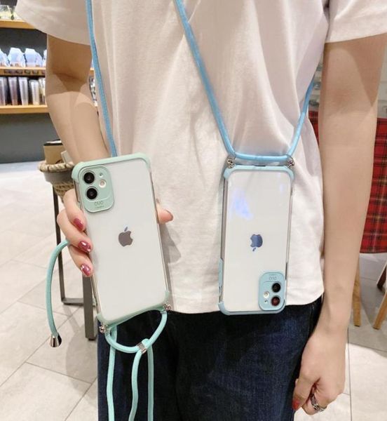 Nova marca dragão tpu caso de telefone celular com cordão pescoço cinta corda cabo para iphone 5 6 7 8 plus xs xr 11 11pro para iphone 2020se9278628