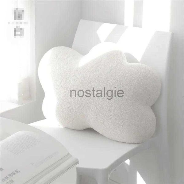 Animais 50cm super macio pelúcia em forma de almofada branca nuvem cadeira decoração do quarto travesseiro mar 240307