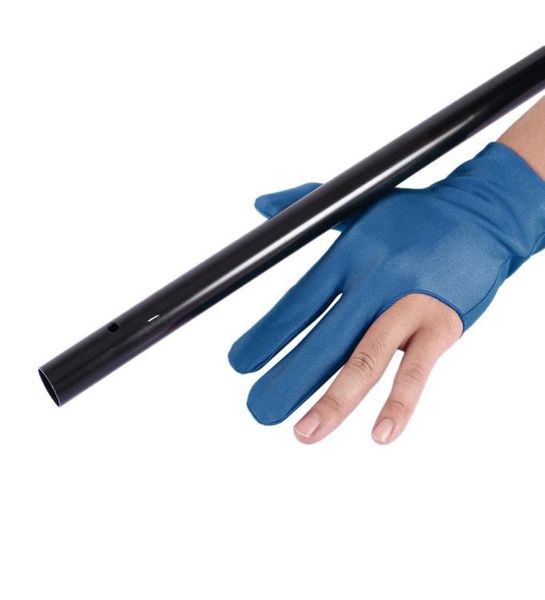 Profesyonel Unisex Lefthand Strectchable Rahat Cue Bilardo Havuz Atışları 3 Parmak Eldivenleri Aksesuar 5237618