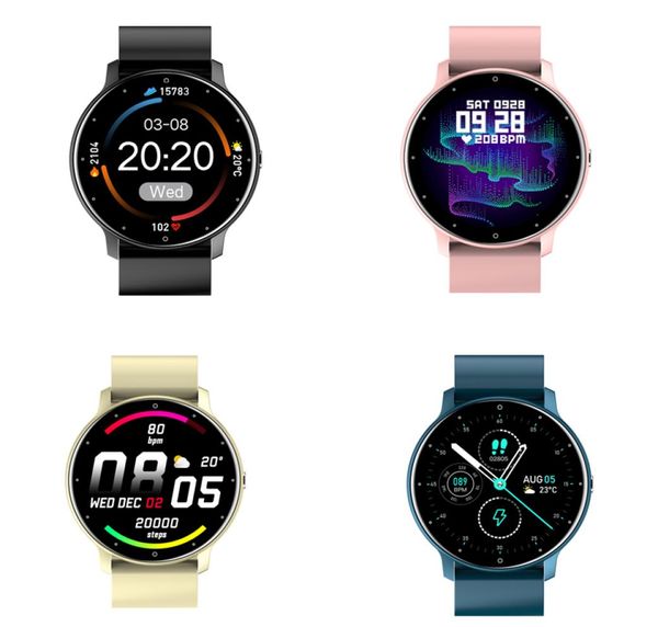 ZL02 Смарт-часы с круглым сенсорным экраном для мужчин и женщин IP67 Водонепроницаемые спортивные наручные часы для фитнеса Android Reloj Intelligente ZL02D6938659