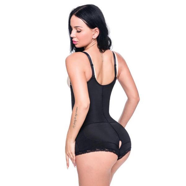 Bodysuit shapewear feminino corpo inteiro shaper barriga controle emagrecimento bainha bunda levantador push up coxa mais magro abdômen shapers espartilho s336