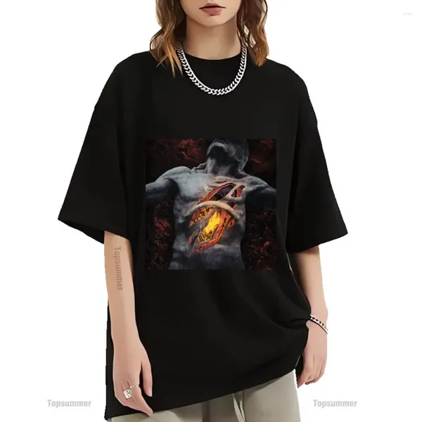 Magliette da uomo The Sin Of Human Frailty T-shirt End Tour Shirt Uomo Goth Streetwear Oversize