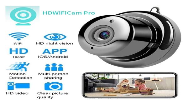 Mini câmera IP Wifi Micro HD 1080P Vídeo sem fio APP Filmadora Áudio Visão noturna Detecção de movimento Monitor de bebê pequena Webcam Remo5405679