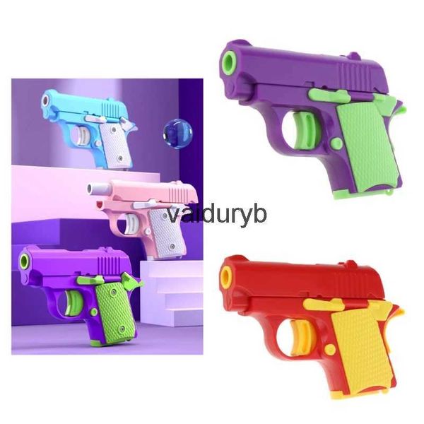 Sand Play Water Fun Gun Toys Pistola per stampa 3D Fidgets giocattoli per bambini colorato mini scherzo ufficio adulto sensazione di sollievo dallo stress noioso H240307