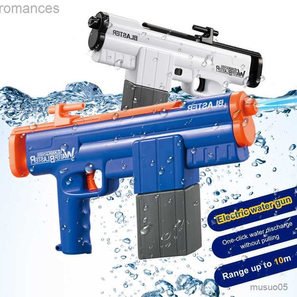 Игрушечный пистолет, игра с песком, водные развлечения, высокотехнологичные игрушки, детский электрический водяной пистолет, умная уличная детская игрушка для мальчиков, большая емкость, умный уличный детский игрушечный пистолет для мальчиков 240307