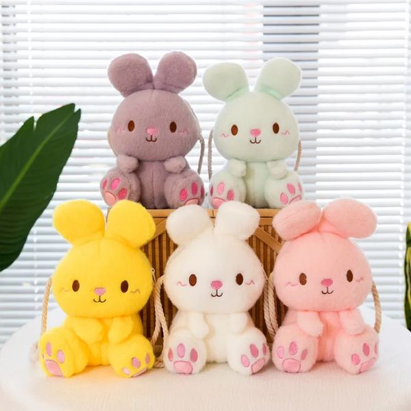 Nuovo zaino in peluche Borsa per coniglio in peluche carino cartone animato Borsa per bambini Zero Borsa per peluche con coniglio a tracolla monospalla da donna