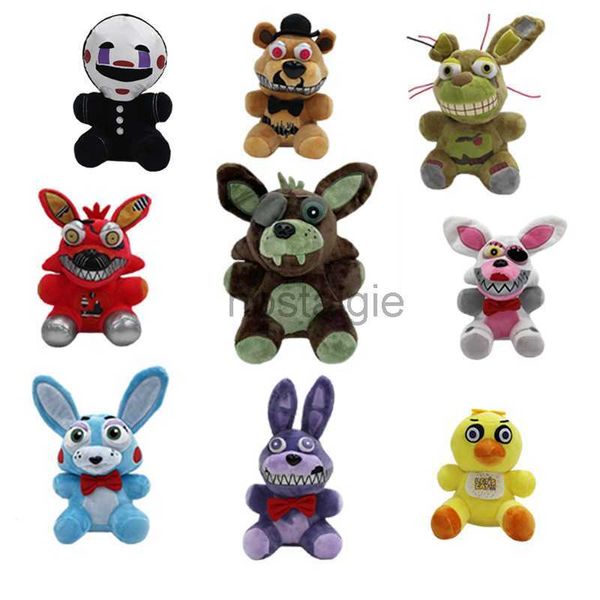 18 cm fnaf freddys doldurulmuş hayvanlar tavşan oyunu fnaf peluş oyuncaklar çocuk için Noel oyuncak hediye 240307