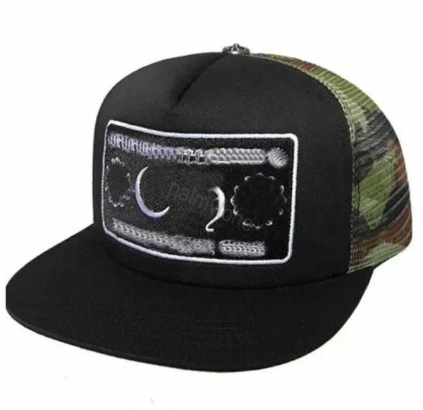 Top kapaklar çapraz çiçek tasarımcısı kapaklar beyzbol kalpleri erkekler snapbacks mavi siyah kadın şapkalar yüksek kaliteli marka cap 24ss chrome