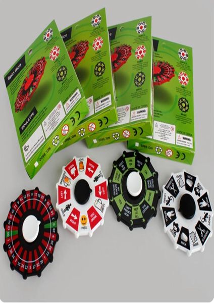 Новое колесо рулетки Fortune Spinner Lucky Wheel Spinners Вращающийся проигрыватель Ручной счетчик Spin Dice Игрушки для снятия стресса DHL8631596