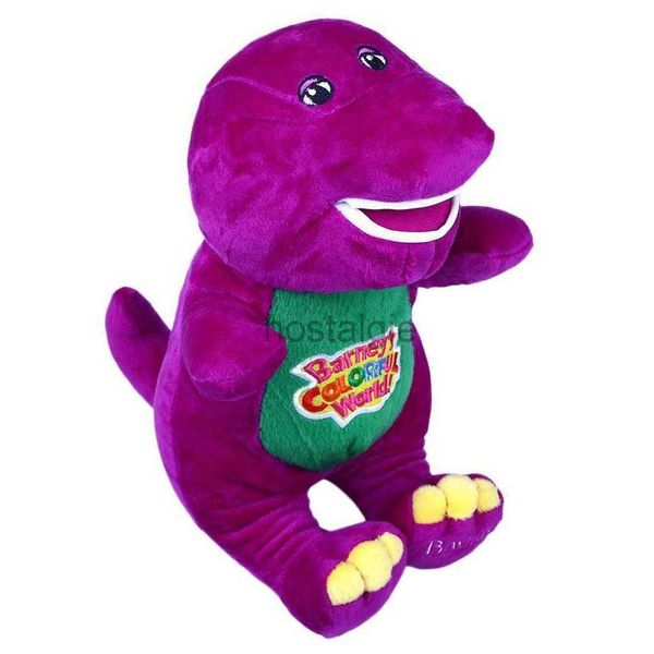 Novo 30cm animais de pelúcia cantando amigos dinossauro barney 12 eu te amo boneca de pelúcia brinquedo presente para crianças 240307