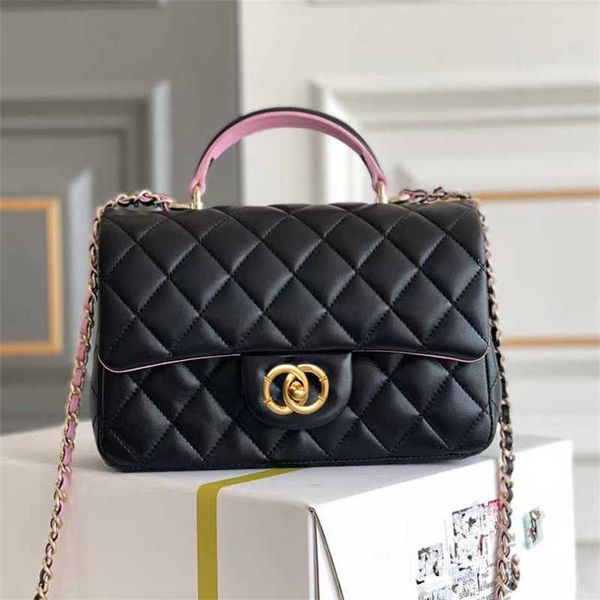 70% Factory Outlet Off Xiangfeng Couro Genuíno Feminino Mini Alça Flap Pequena Pele De Carneiro Bolsa De Pulso De Dois Tons Única Bolsa Crossbody À Venda