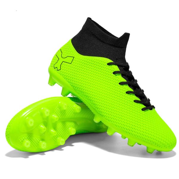 Scarpe da calcio antiscivolo Tacchetti Donna Uomo AG TF Scarpe da calcio Scarpe da allenamento per giovani Verde Nero Bianco Grigio Colori