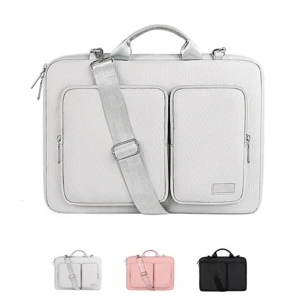 Защитная сумка для ноутбука 360 133 14 156 дюймов, чехол большой емкости, противоударный портфель для LenovoHPDellAsusSamsung 240229