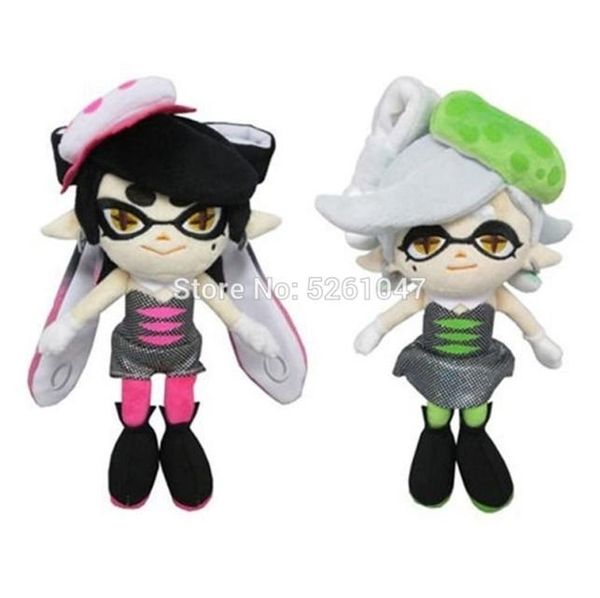 Original splatoon callie marie boneca verde brinquedo de pelúcia lula octolings menina 22cm presente raro 2012228051374